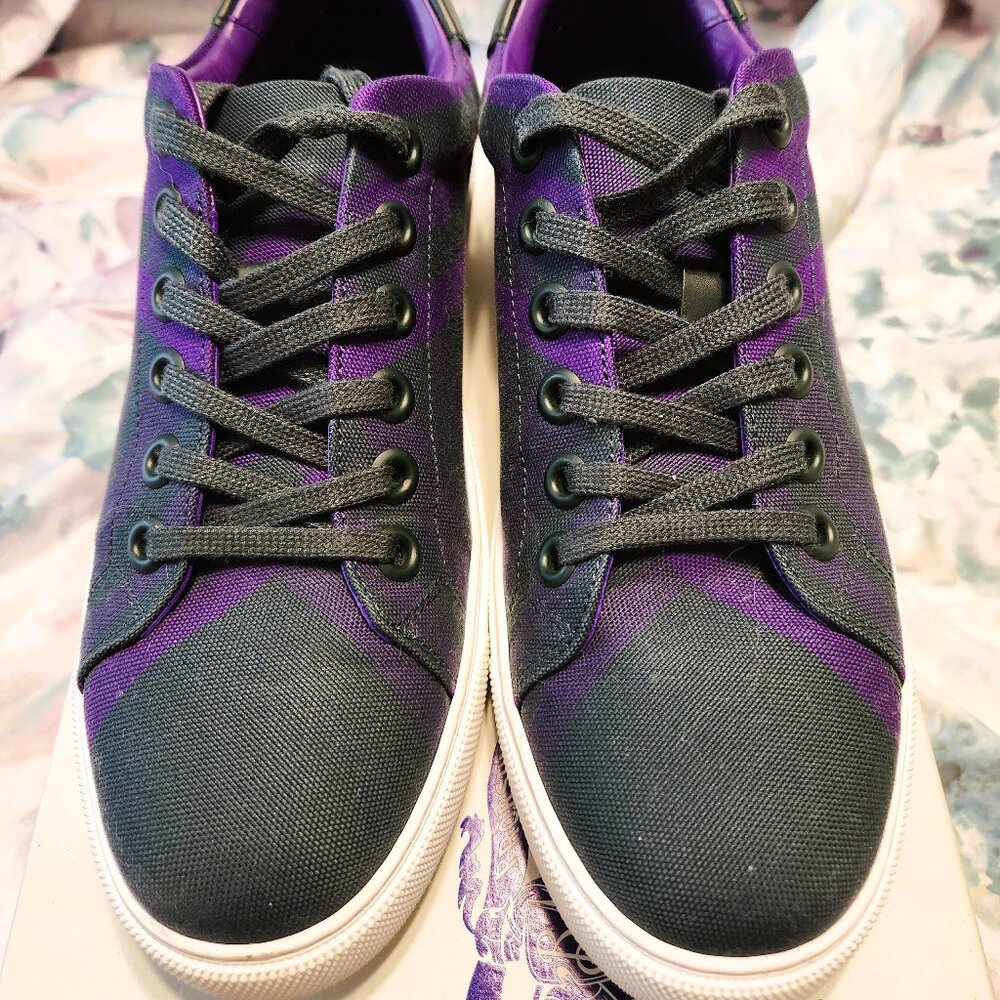 Burberry Black and Purple Women's Sneakers